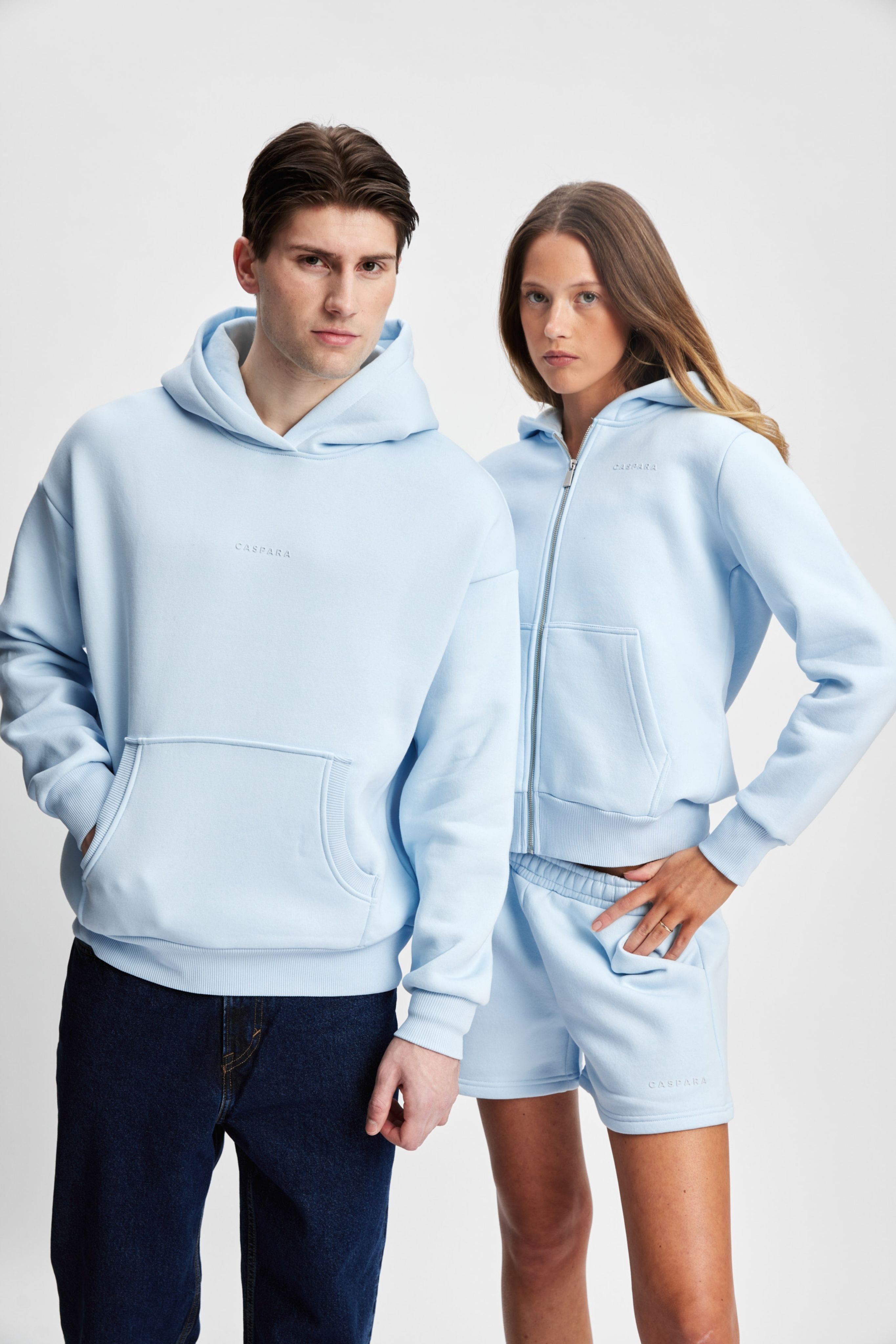 M. Pollux Hoodie - Light blue